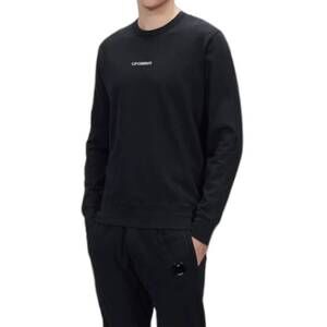 NEW C.P. COMPANY crew neck sweatshirt in black